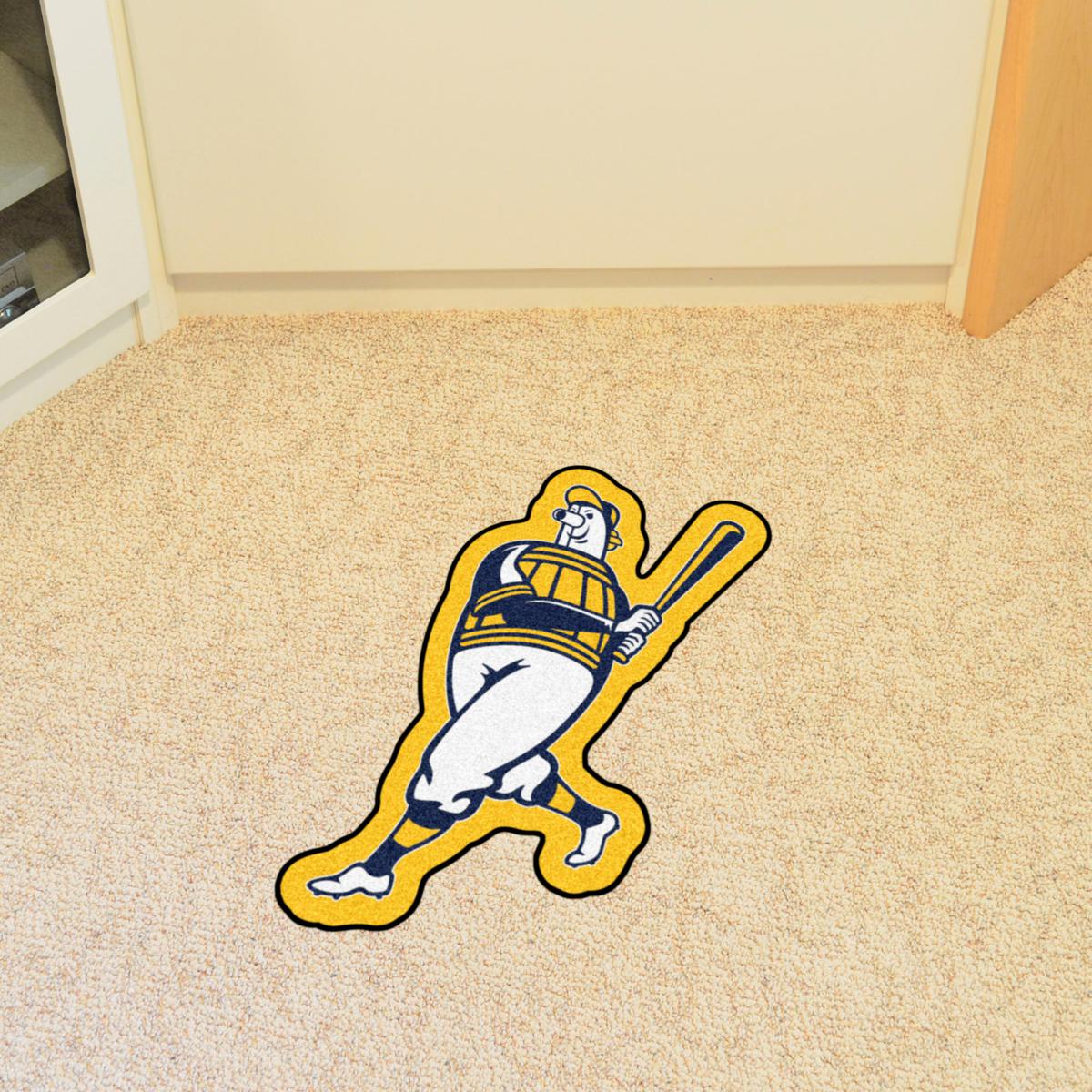 MLB - Milwaukee Brewers Barrell Man Mascot Rug