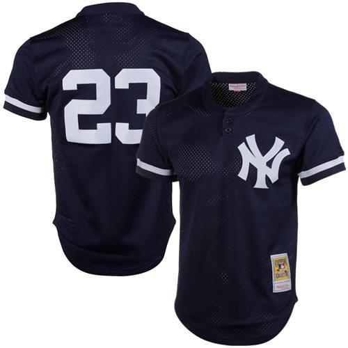 Officially Licensed MLB Men's Don Mattingly Yankees 95' Authentic Mesh ...