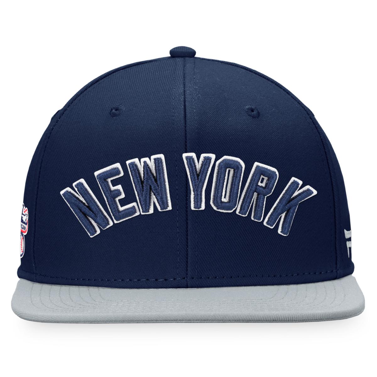 New York Mets Fanatics Branded Team Two-Tone Snapback Hat - Gray