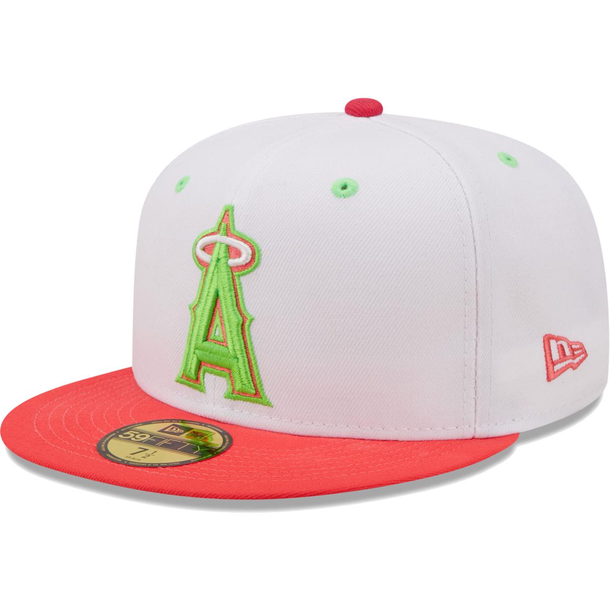 Officially Licensed MLB Men's New Era Fitted Hat - Los Angeles Angels