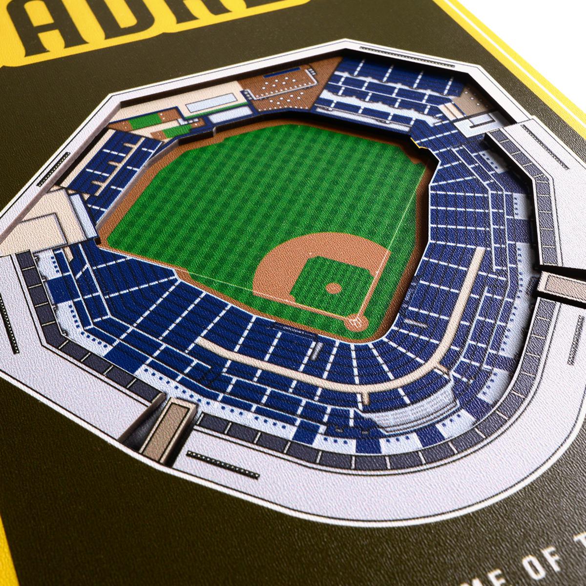 MLB Milwaukee Brewers 6x19 Stadium 3D View Banner