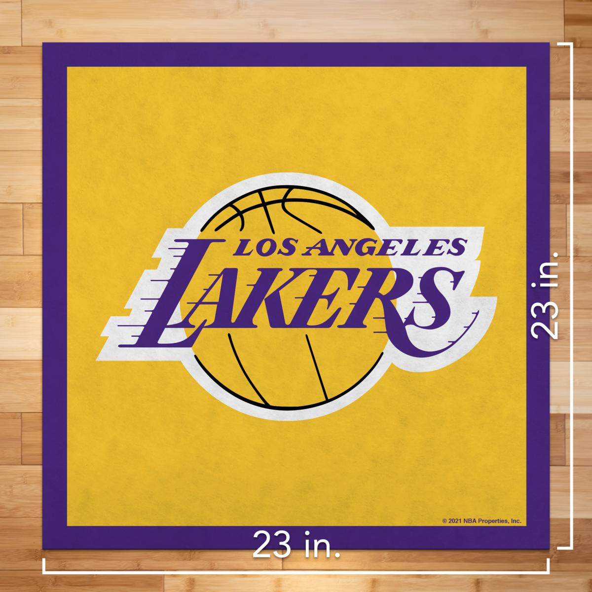 Officially Licensed NBA 2-Piece Heavy Duty Utility Mat Set - LA