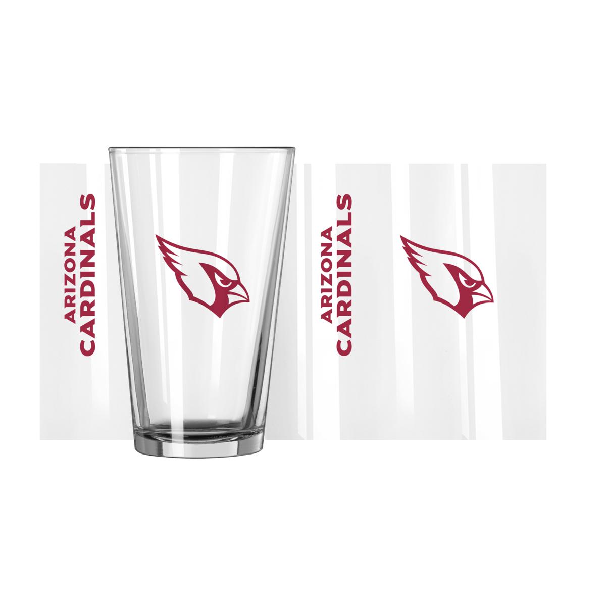 Logo Arizona Cardinals Pint Glass - 16 oz