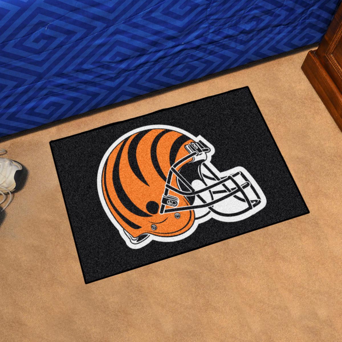 Officially Licensed NFL Cincinnati Bengals 19 x 30 Vintage Logo Rug