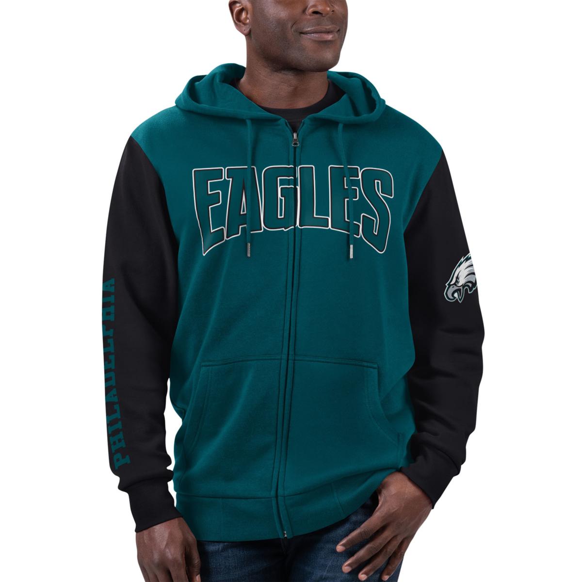 NFL Philadelphia Eagles Shape it Up Women's Split Neck Hoodie