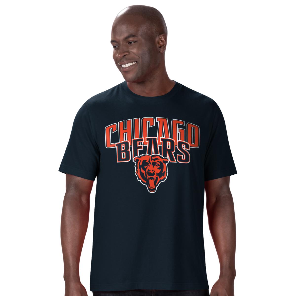 Zubaz NFL Men's Chicago Bears Camo Solid T-Shirt