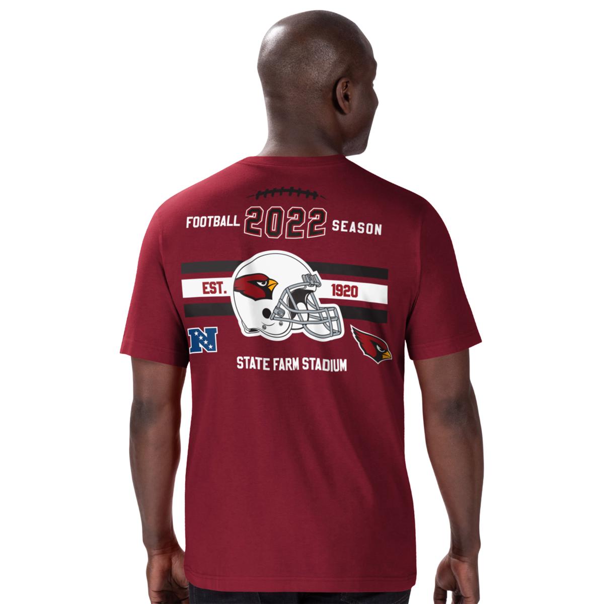 Men's Fanatics Branded Black/Cardinal Arizona Cardinals Two-Pack T-Shirt Combo Set