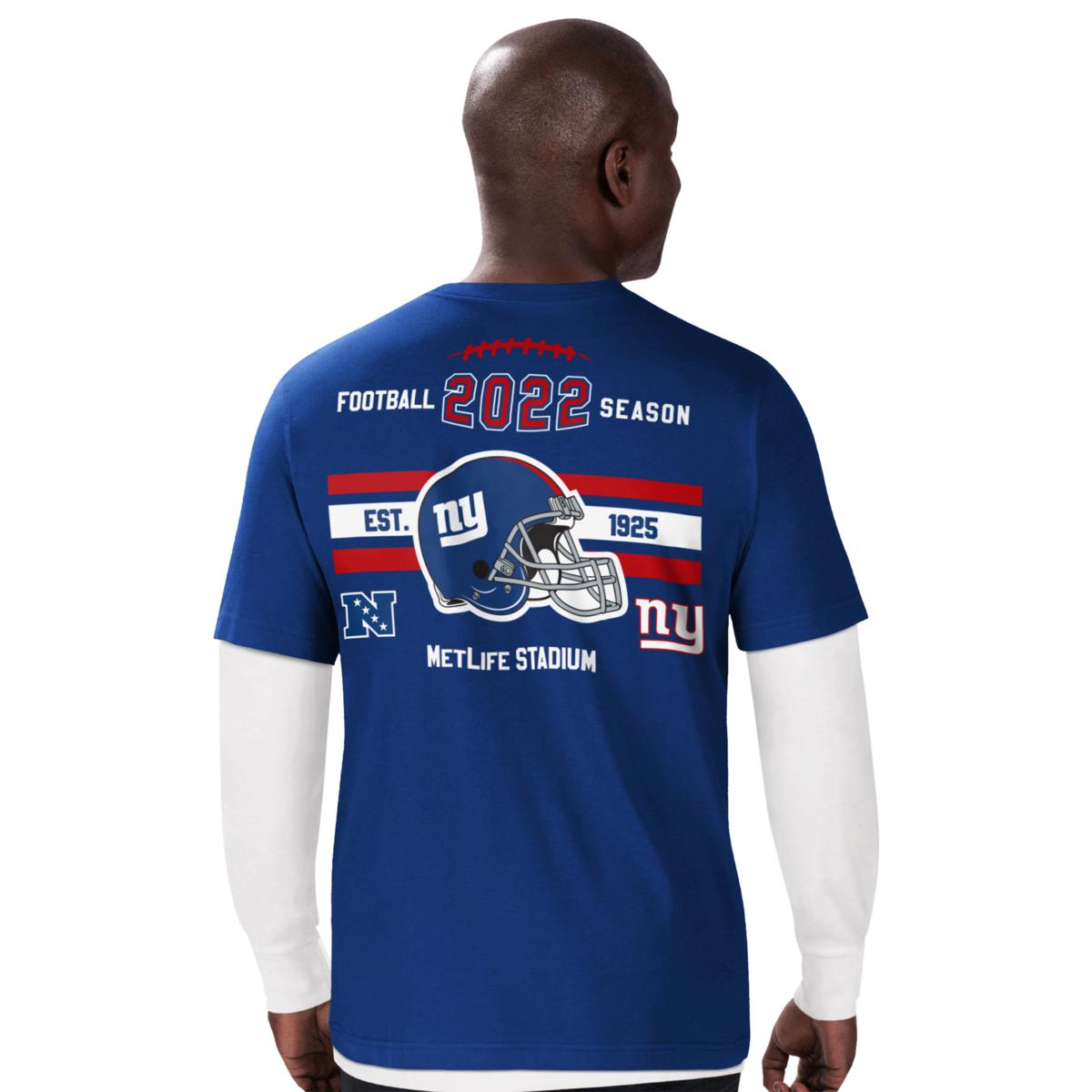 Official NFL NY New York Giants T-shirt Men's M New Football Team Tee  Apparel