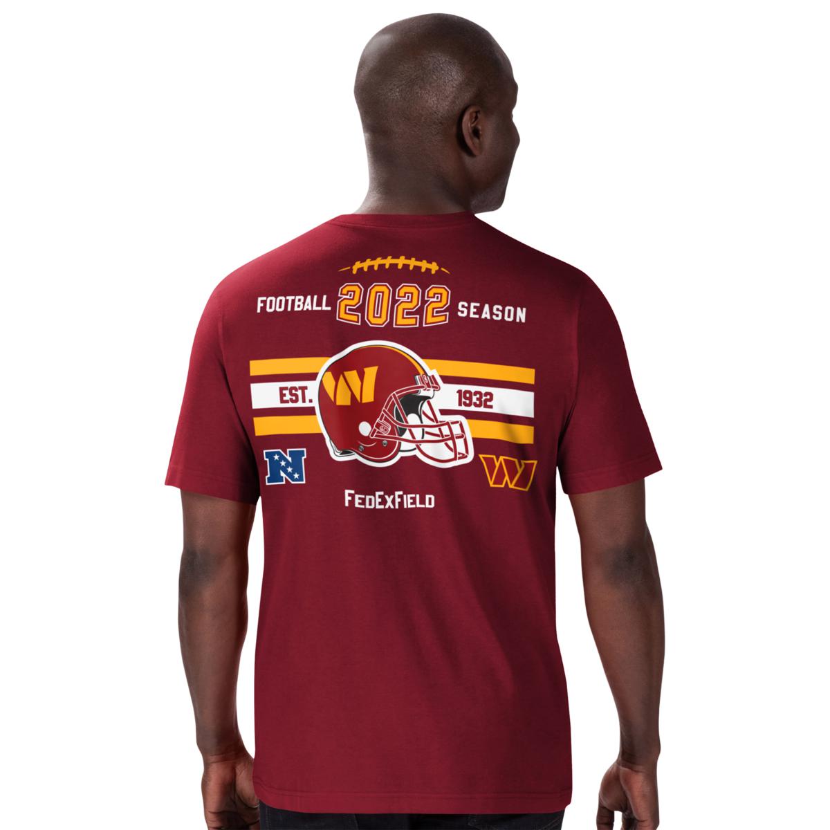 NFL Team Apparel Equipment Washington Redskins Red T-Shirt Sz