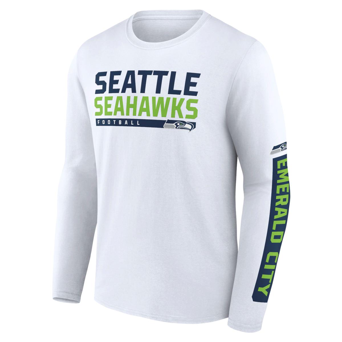 Seattle Seahawks Fanatics Branded Women's Component Long Sleeve T-Shirt -  White