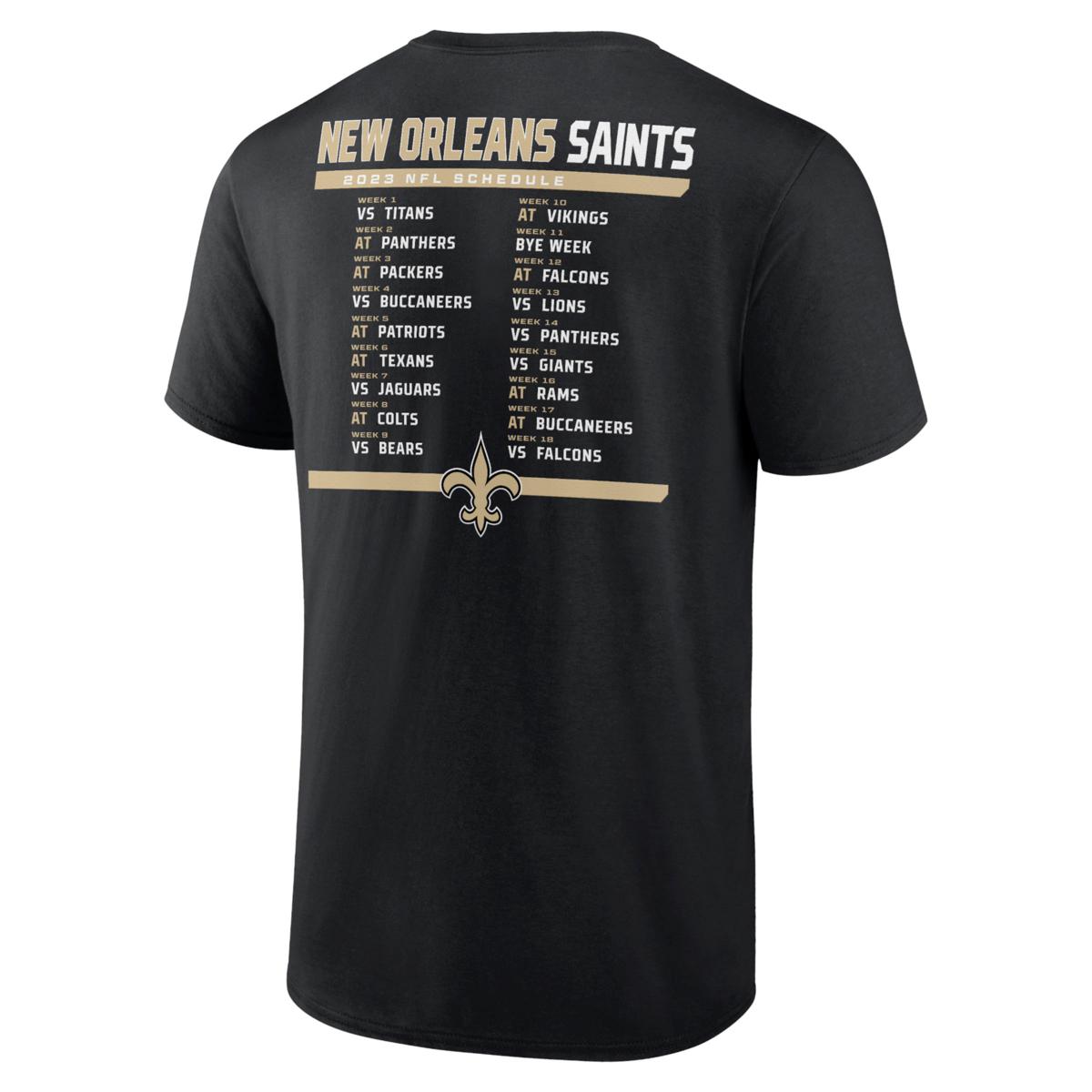 Football Fan Shop Officially Licensed NFL 3-in-1 Combo 2-Pack of Crew-Neck Tees by Glll - Saints