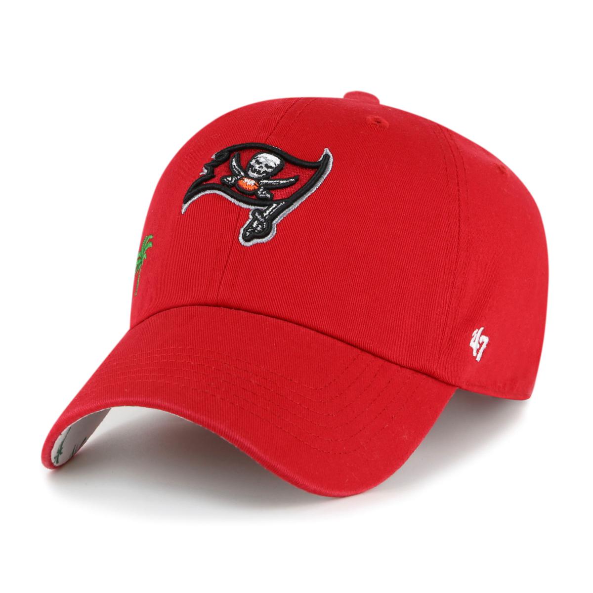 Men's Fanatics Branded Red/White Tampa Bay Buccaneers Fundamental Vintage  Trucker Unstructured Adjustable Hat