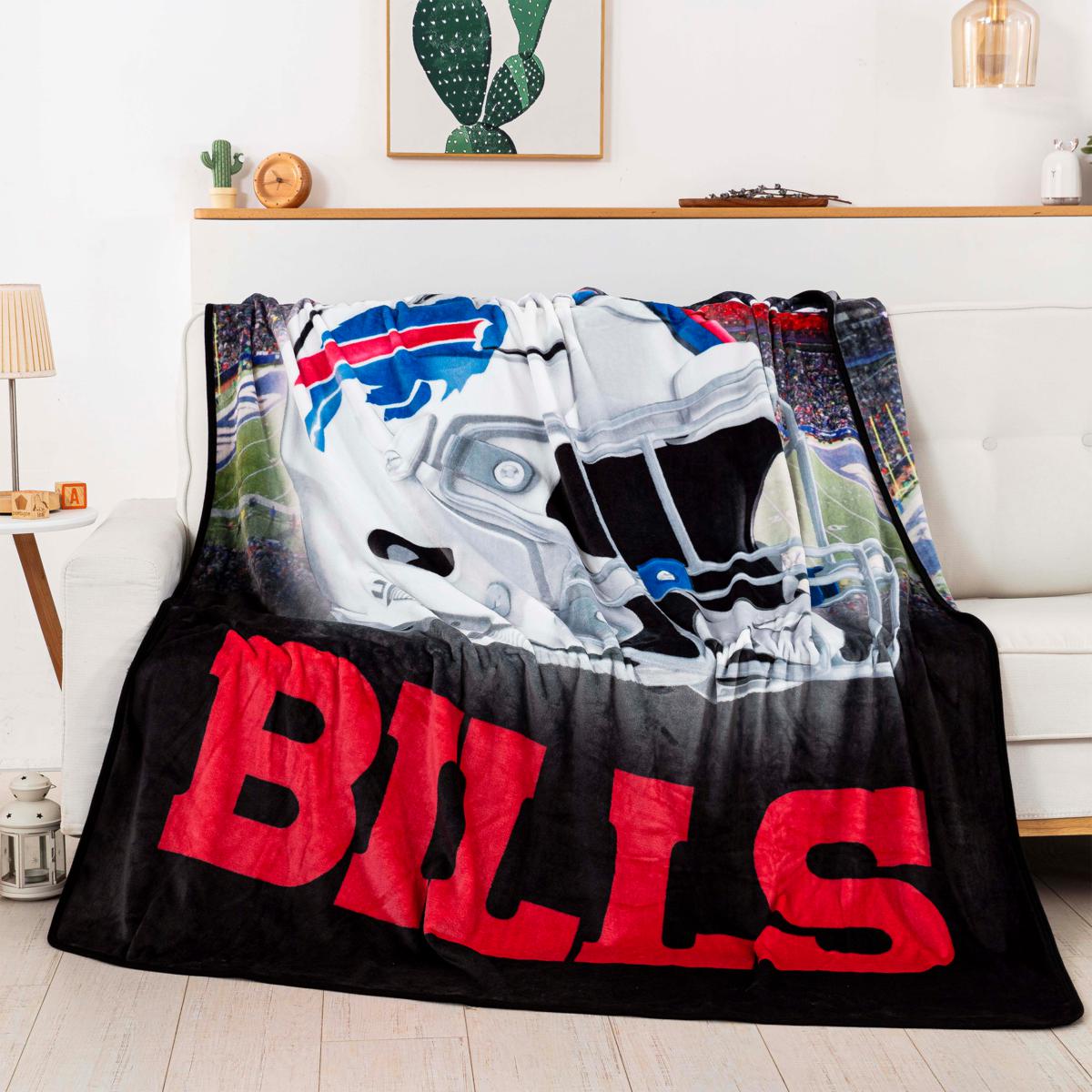 Evergreen Buffalo Bills Logo Turf Mat, Brown- 28 X 16 Inches