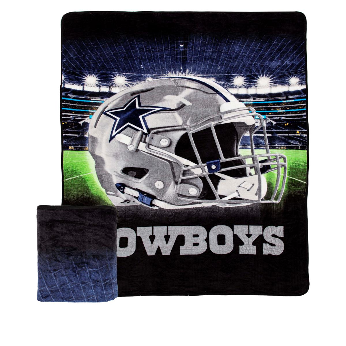 Officially Licensed NFL 60 x 80 Ultra Soft Stadium Lights Throw - Cowboys