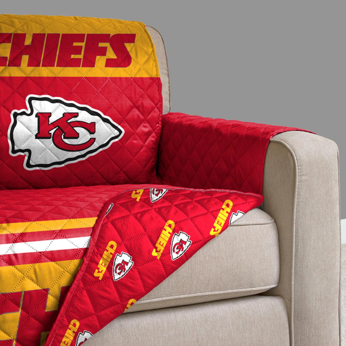 Kansas City Chiefs Recliner Protector - Red