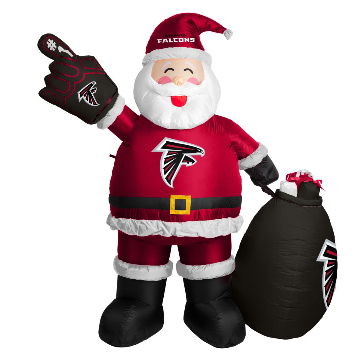 Officially Licensed NFL Atlanta Falcons Santa Inflatable Mascot ...