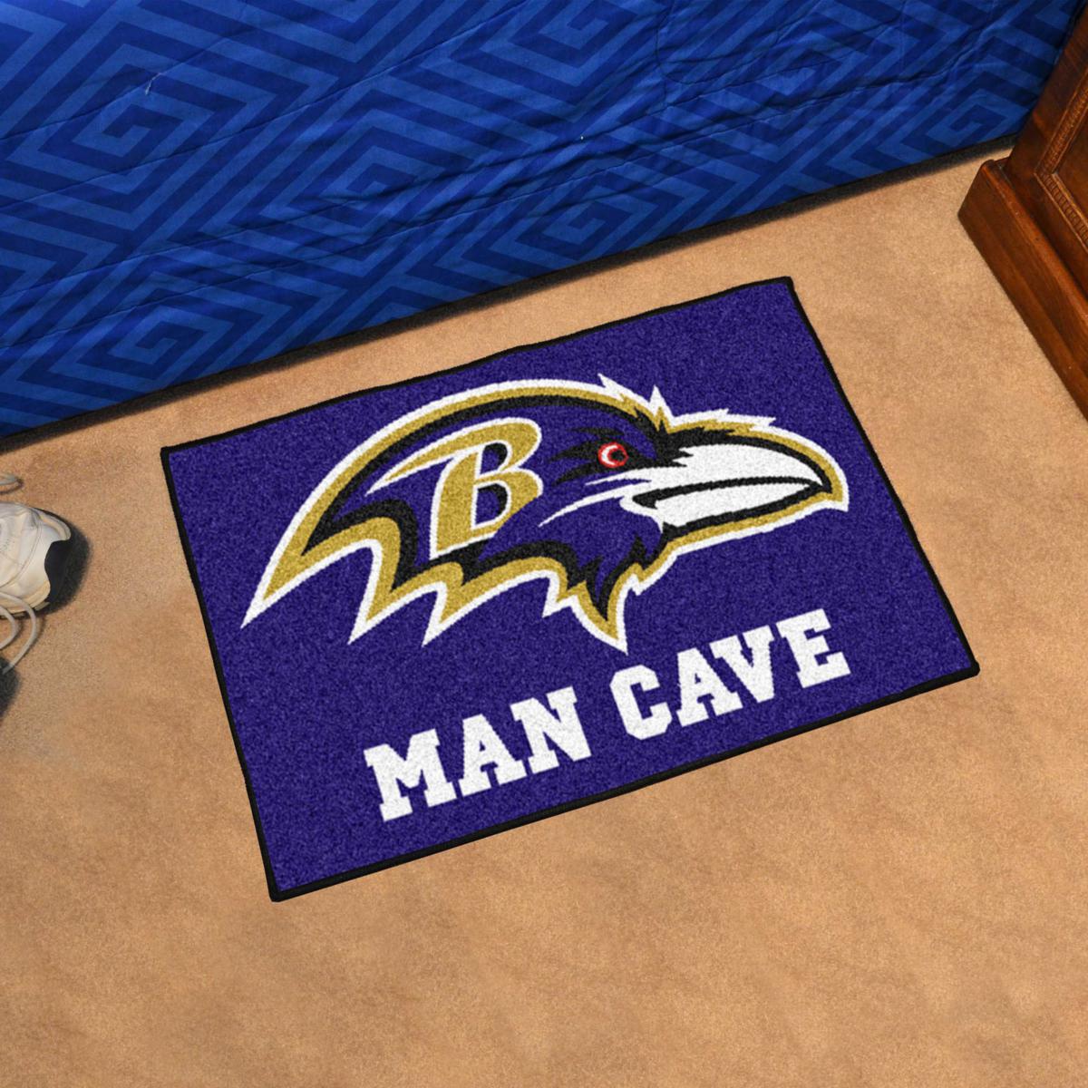 NFL Distressed Baltimore Ravens Area Rug - Carpetmart.com - Carpet