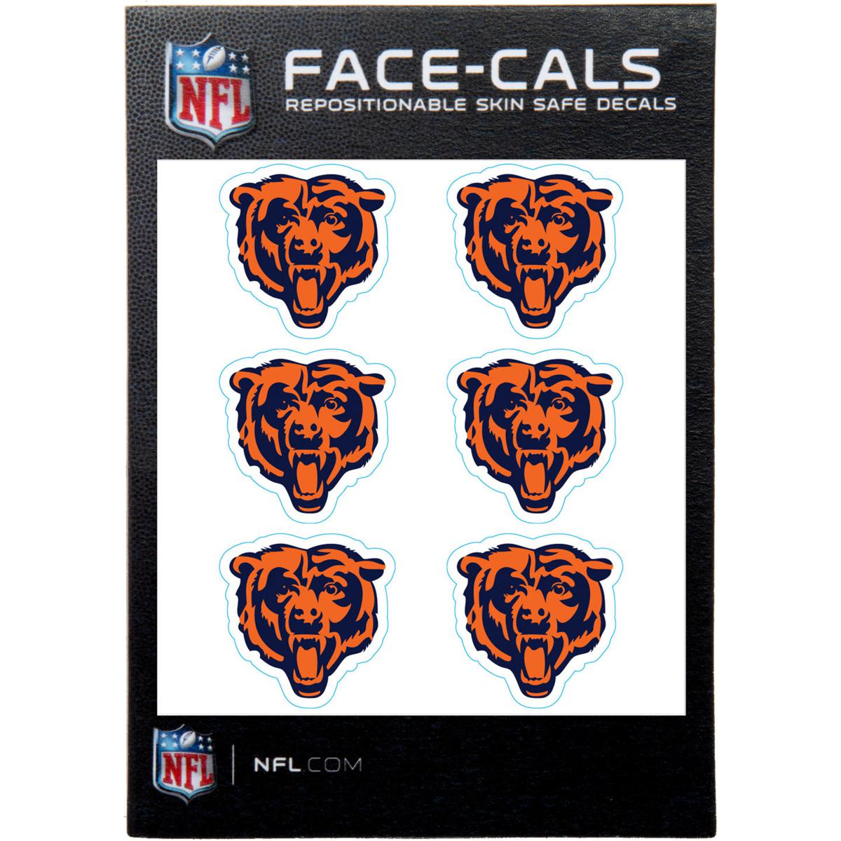 WinCraft Chicago Bears Tattoo Face Cals