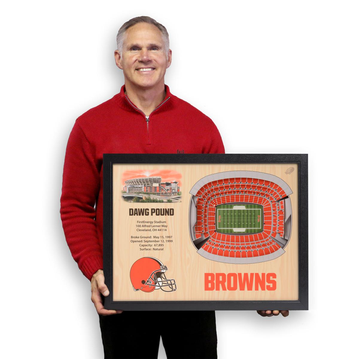 Cleveland Browns 2024 12'' x 12'' Team Wall Calendar