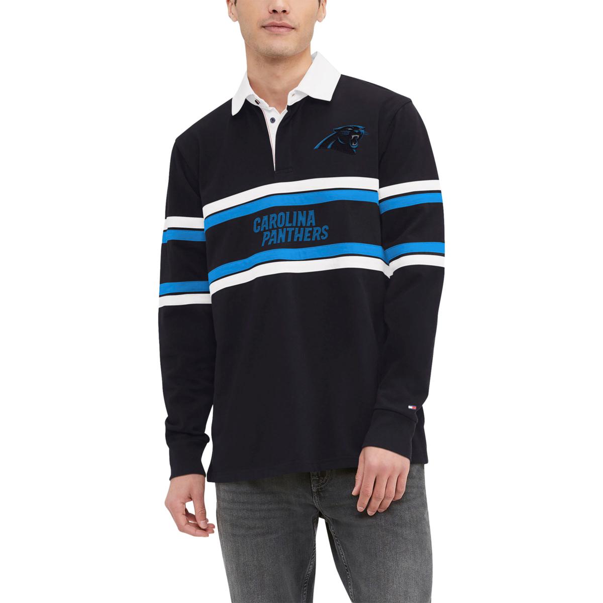 Officially Licensed NFL Men's Commander Varsity Jacket by Glll Carolina Panthers / M