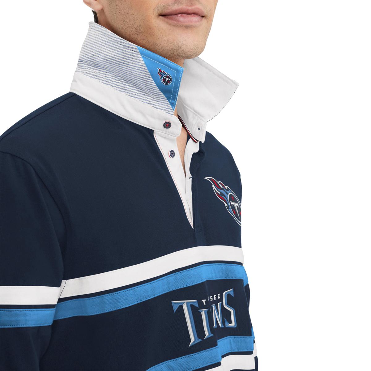 Officially Licensed NFL Cory Varsity Rugby Shirt by Tommy Hilfiger - Seahawks