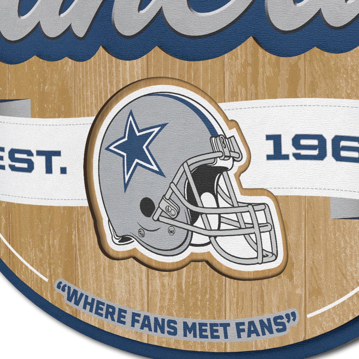 NFL Dallas Cowboys Distressed Logo Cutout Sign