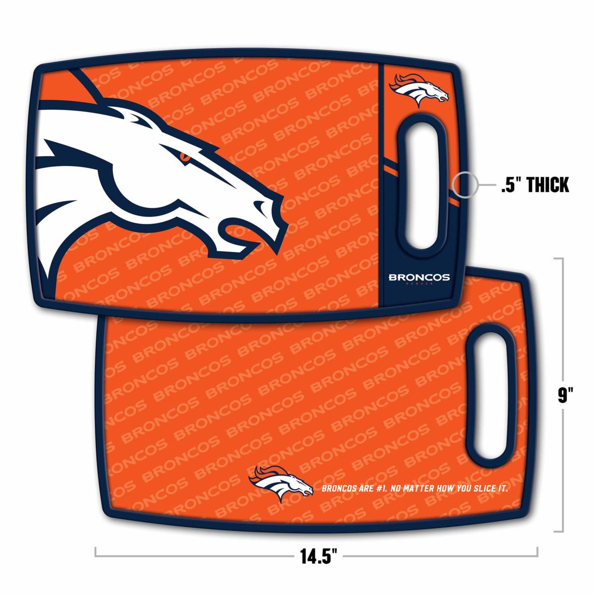 Officially Licensed NFL Team Color Sign - Denver Broncos