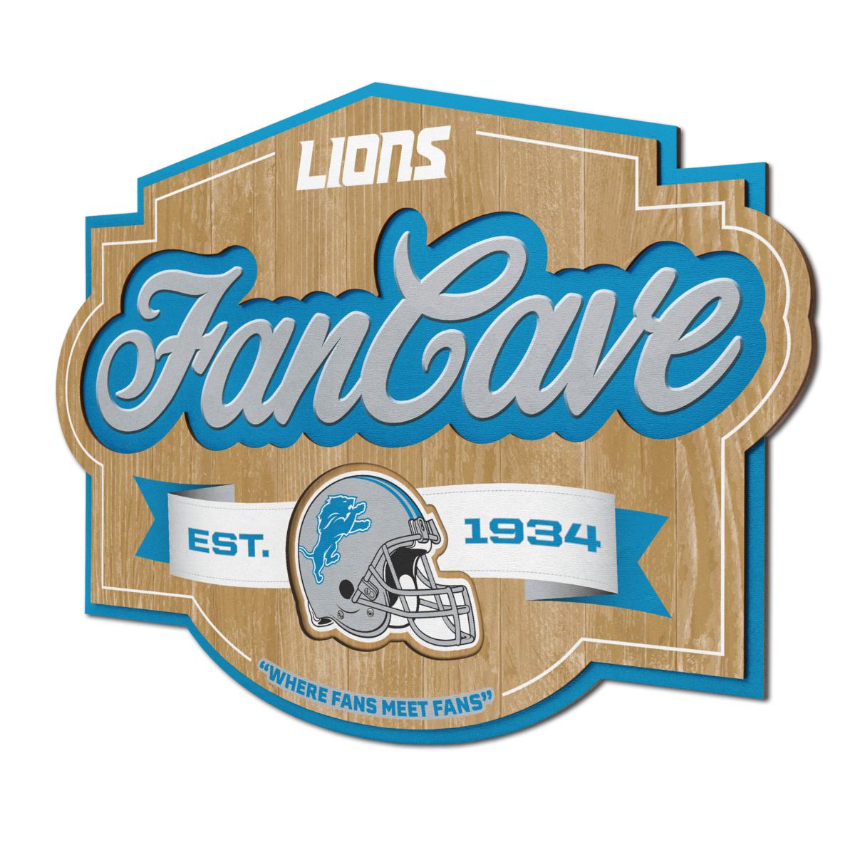 Detroit Lions Team Fan Foam Finger Pillow