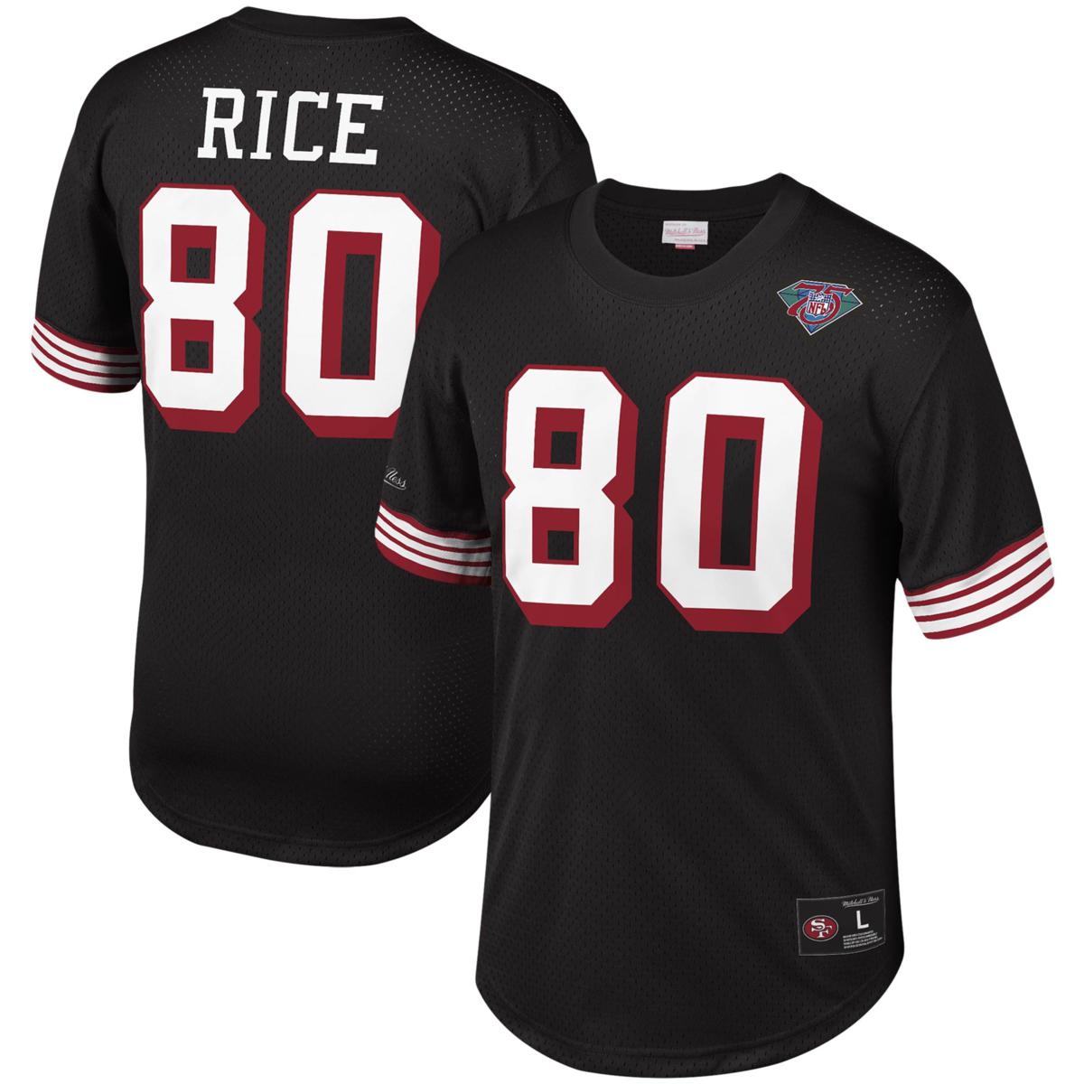 Jerry Rice San Francisco 49ers Mitchell & Ness White Football Jersey -  Fanatics