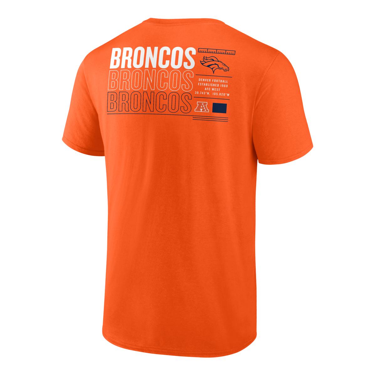 Officially Licensed NFL Fanatics Men s Short Sleeve T Shirt Broncos