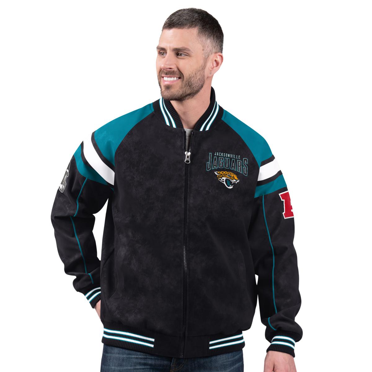 Official Licensed deals NFL Men's Faux Suede Jacket Jacksonville Jaguars XXL 2XL