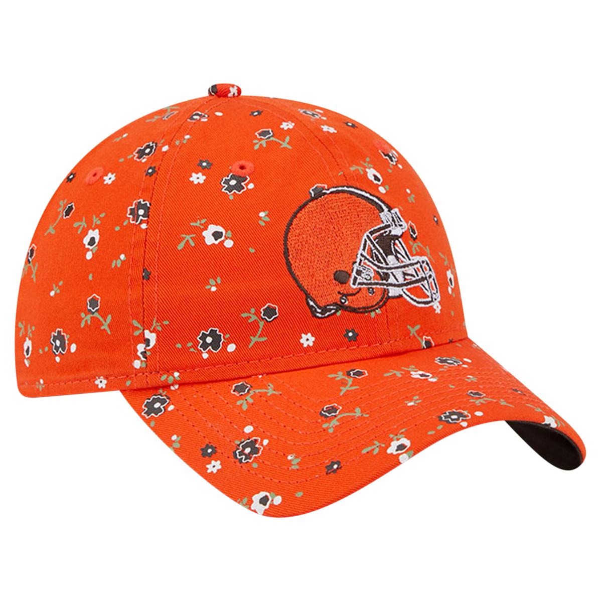 Cleveland Browns '47 Women's Confetti Clean Up Logo Adjustable Hat - White