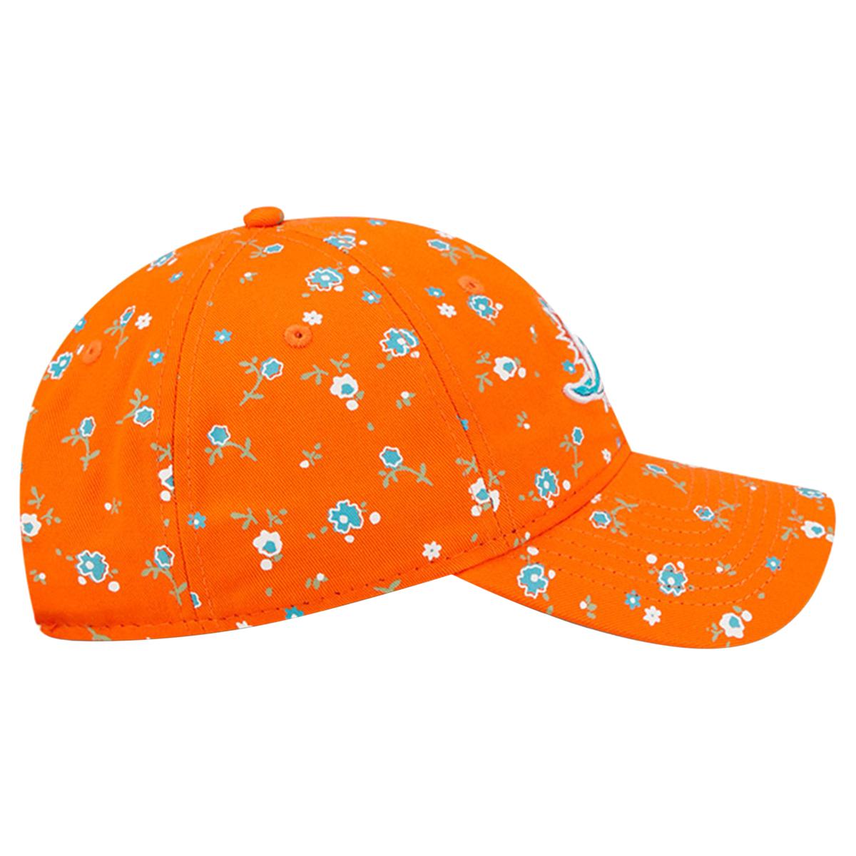 Miami Dolphins Women's Floral 9TWENTY Adjustable