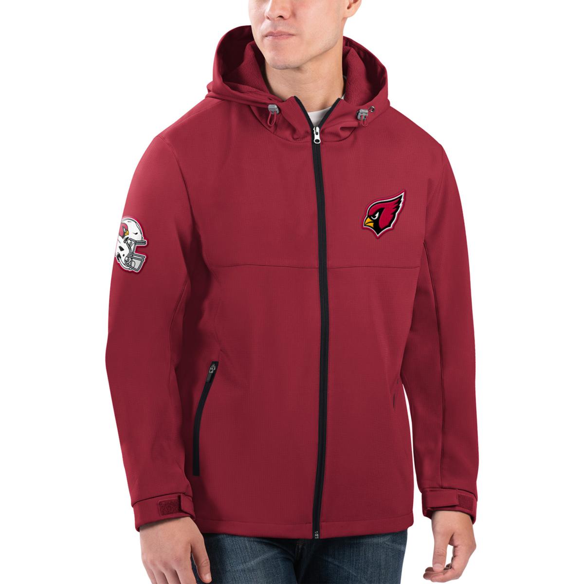 Arizona Cardinals Black Pullover Hooded NFL Sweatshirt Mens Hoodie Large