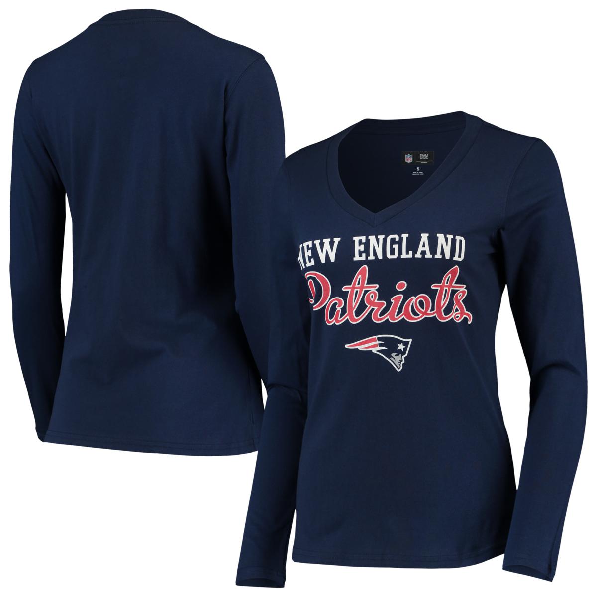 Officially Licensed NFL Women's Patriots Long Sleeve T-Shirt