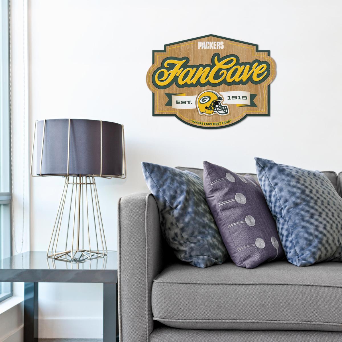 Green Bay Packers Distressed Round Sign - 24 – Sports Fanz