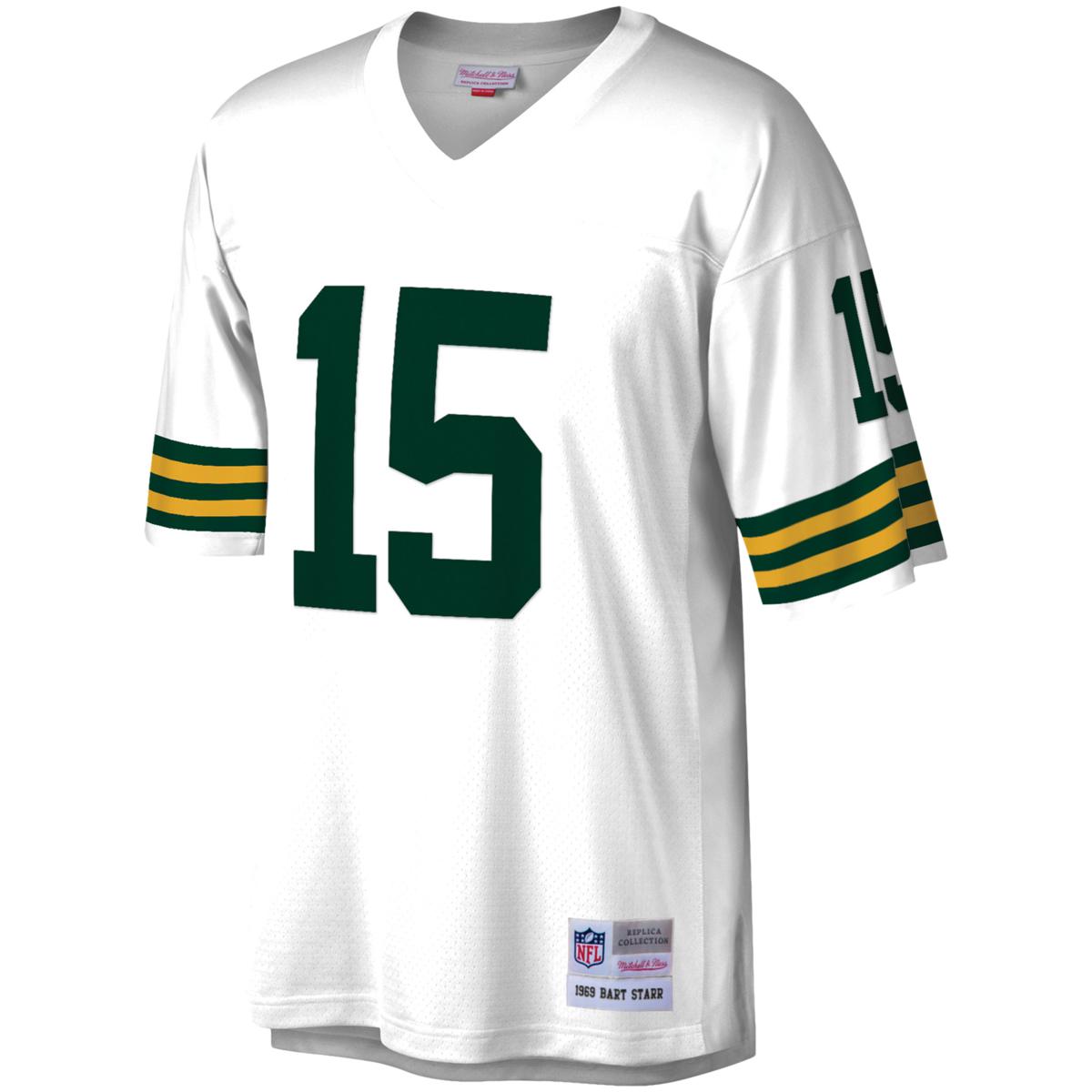 Bart Starr Green Bay Packers Long Sleeve Jersey – Best Sports Jerseys