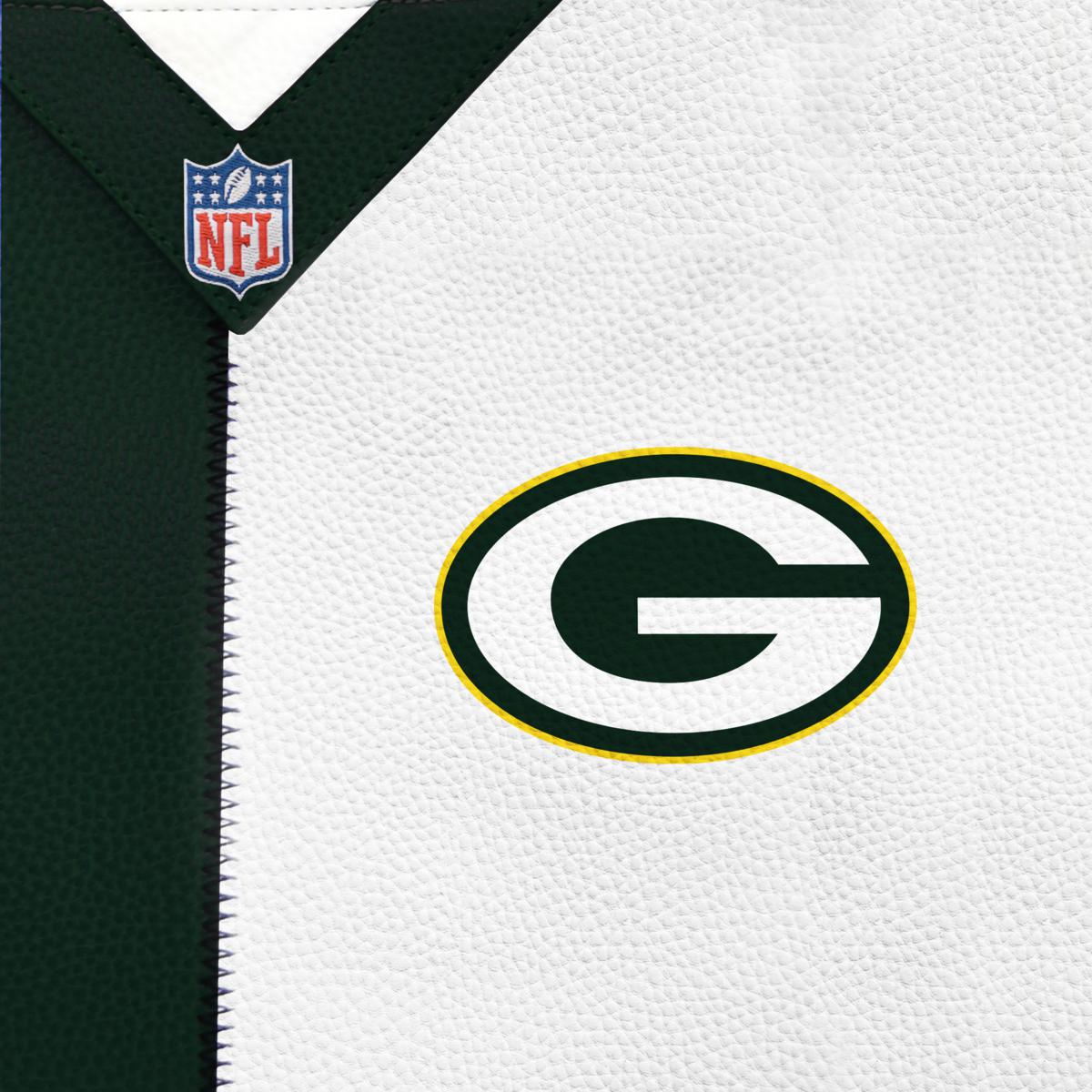 NFL Greenbay Packers Patches Zip Around Wallet