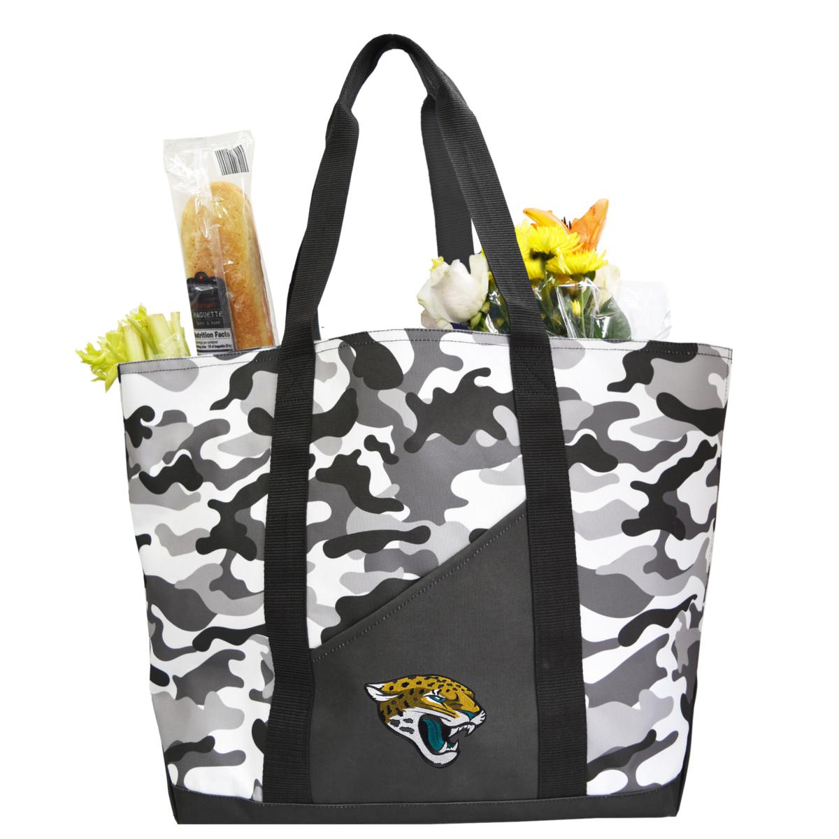 Officially Licensed NFL Jacksonville Jaguars Super-Duty Camo Tote