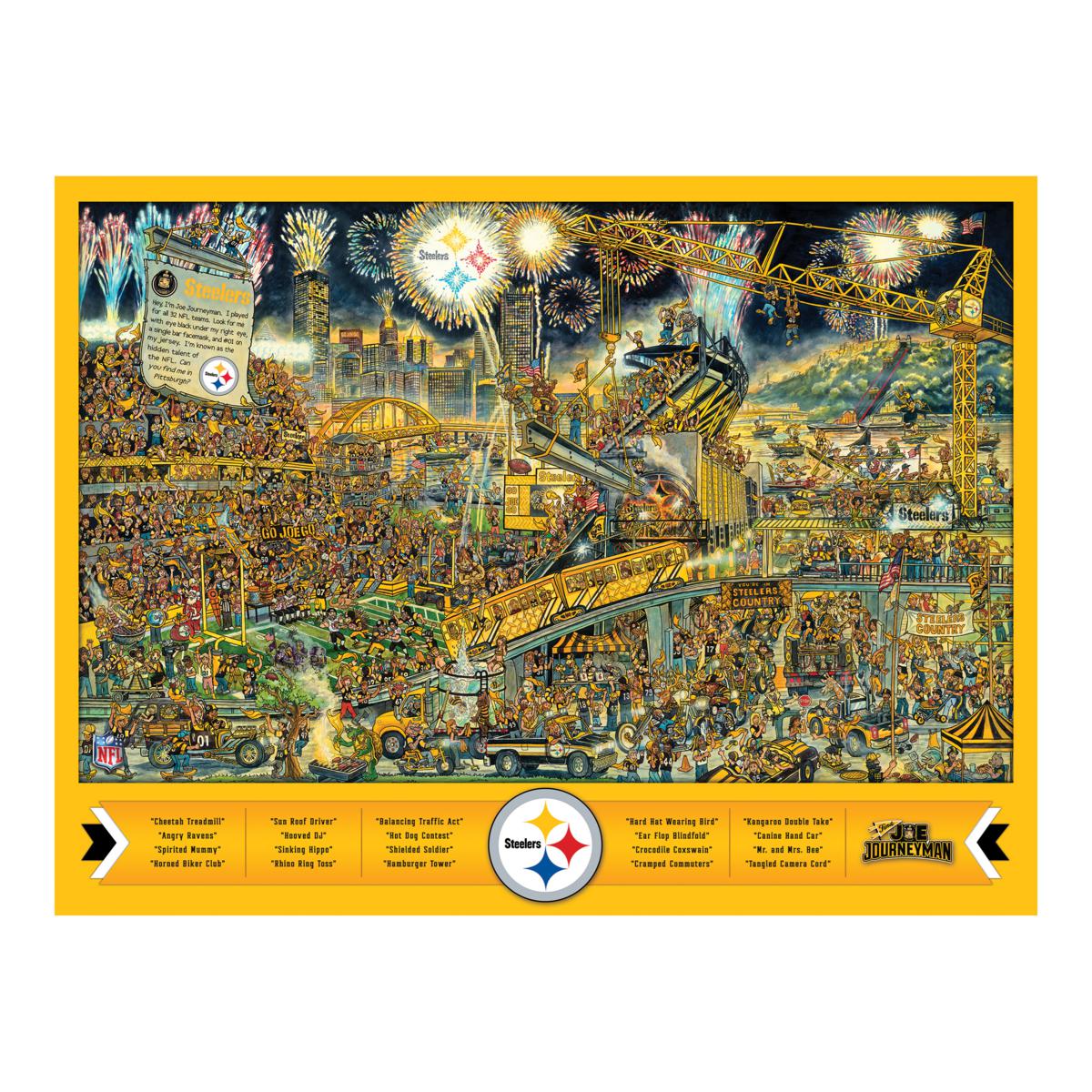 Officially-Licensed NFL Joe Journeyman Puzzle - Jacksonville Jaguars