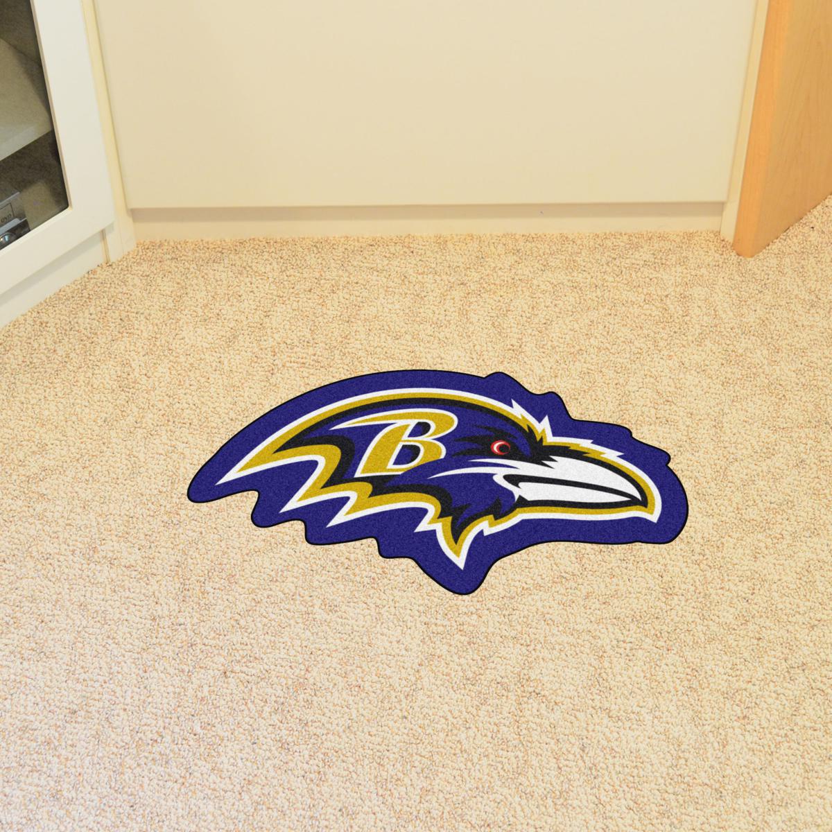 Baltimore Ravens Football Rug