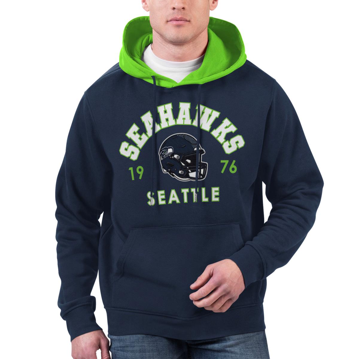 Officially Licensed NFL Men's Black Label Fleece Hoodie by GIII