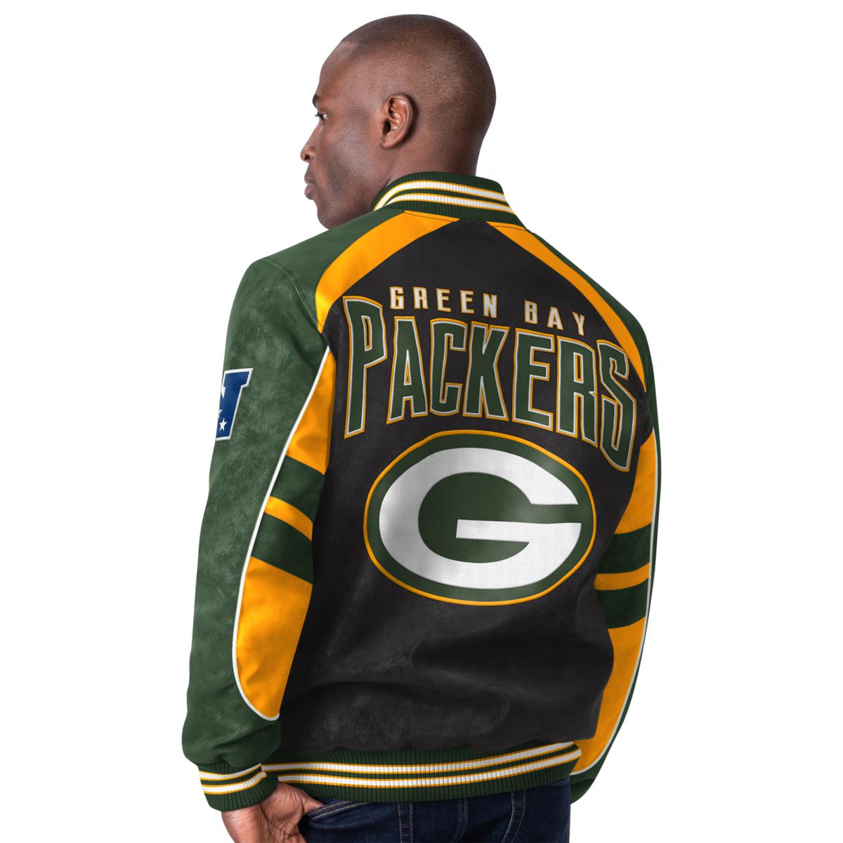 Officially Licensed NFL Men's Starter Breakaway Jacket by Glll - Packers