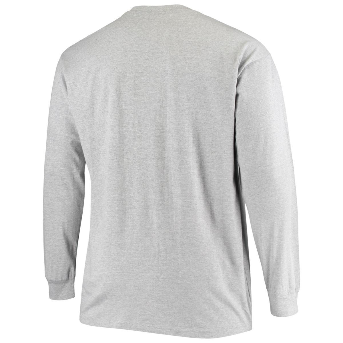 Officially Licensed NFL Men's Gray Big & Tall Long Sleeve - Titans