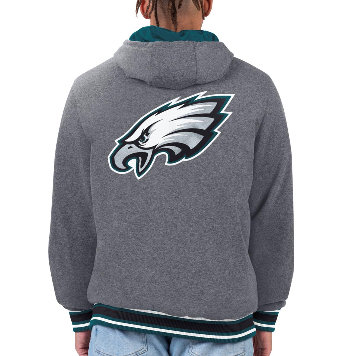 Unisex Fanatics Signature Gray Philadelphia Eagles Super Soft Long Sleeve T-Shirt Size: 4XL