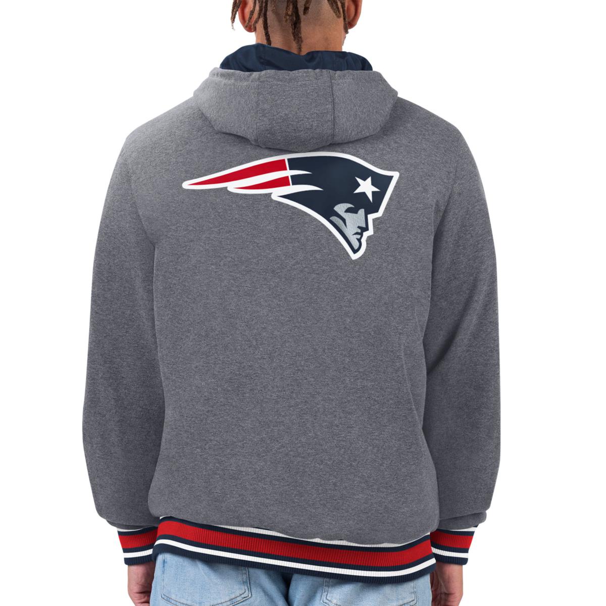 New England Patriots Womens Long Sleece Fleece Hoodie Pullover With Pockets  Gift