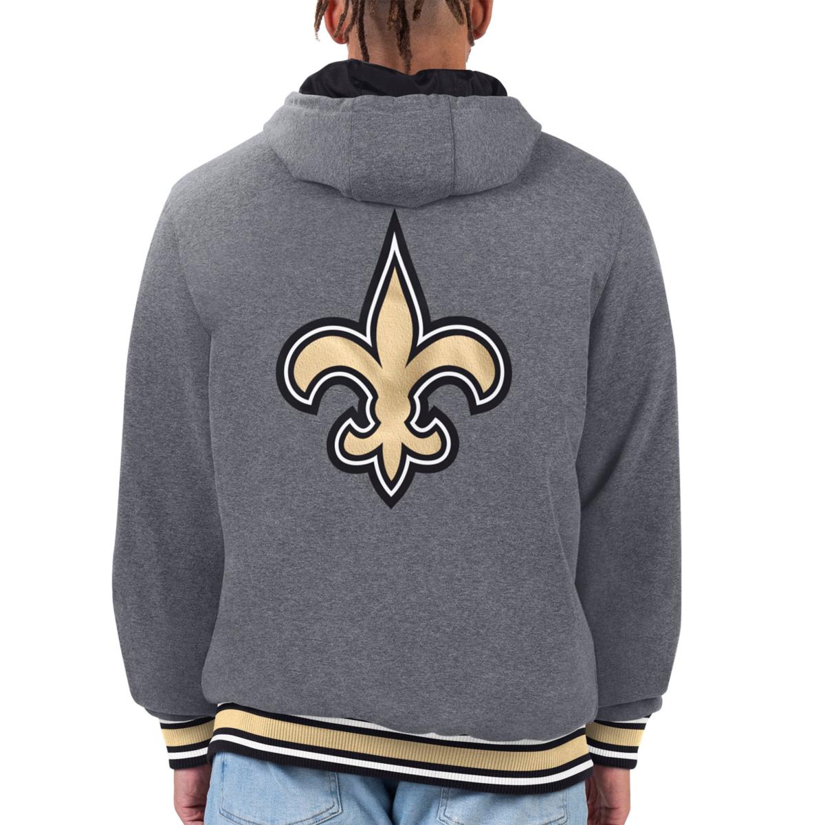 Black Official Team NFL New Orleans Saints Crest Hoodie JD Sports