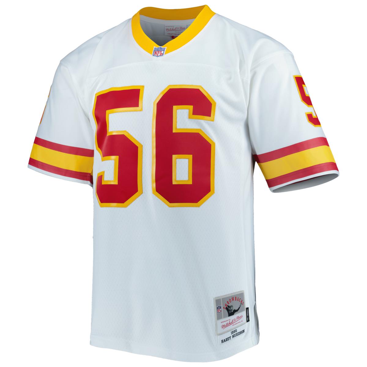 Men's Mitchell & Ness Hardy Nickerson White Tampa Bay Buccaneers 1996 Legacy Replica Jersey