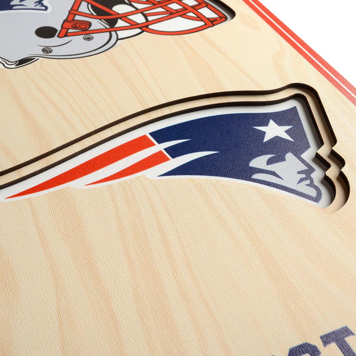 Officially Licensed NFL New England Patriots 3D Stadium Banner