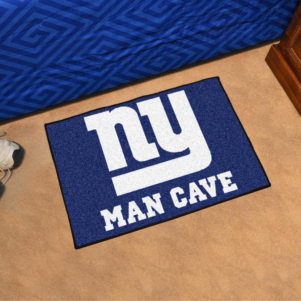 Officially Licensed NFL New York Giants Vintage Logo Football Rug